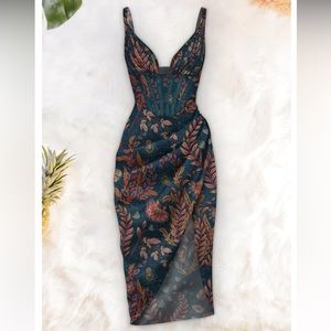 Shop Averie Halley Draped Dress